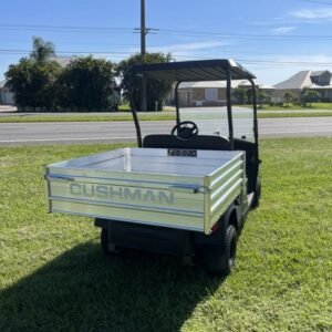 2024 cushman hauler 1200 efi gas utv | black | high capacity workhorse sale!