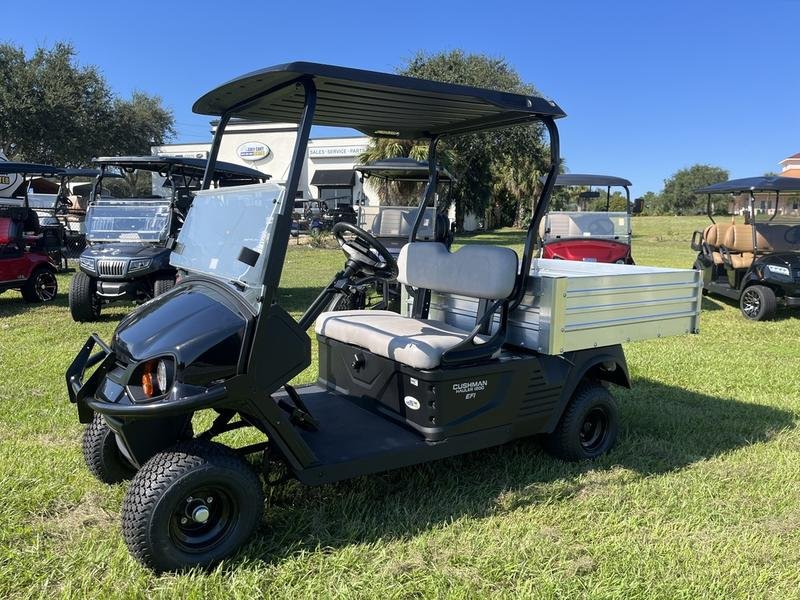2024 cushman hauler 1200 efi gas utv | black | high capacity workhorse sale!