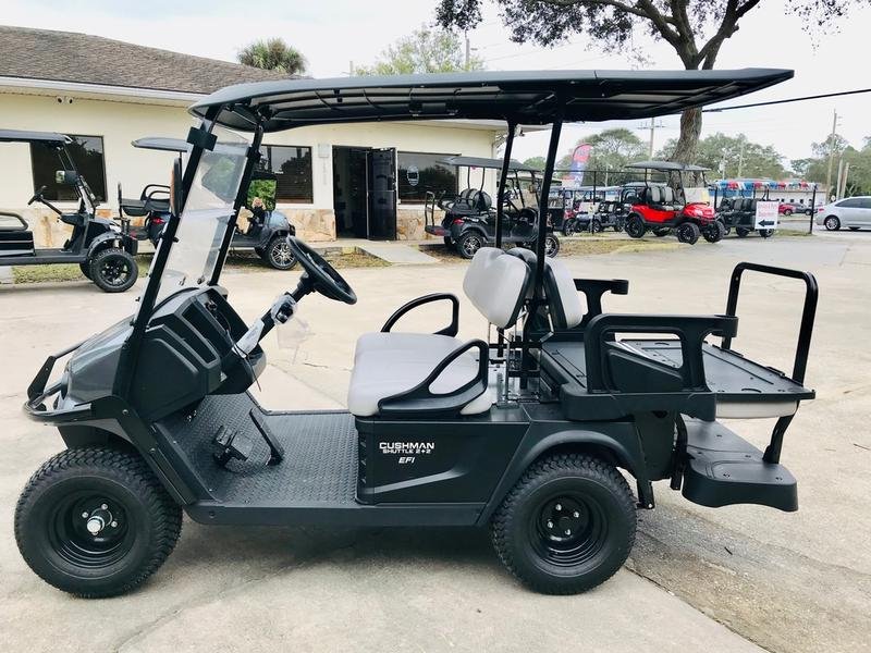 2024 cushman shuttle 2+2 gas ptv | metallic charcoal | unlimited range 4 passenger sale!