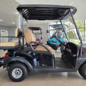 2024 club car tempo 2+2 electric golf cart | white | versatile 4 passenger shuttle!