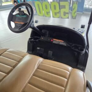 2024 club car tempo 2+2 electric golf cart | white | versatile 4 passenger shuttle!