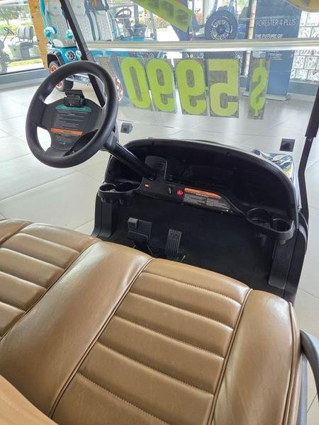 2024 club car tempo 2+2 electric golf cart | white | versatile 4 passenger shuttle!