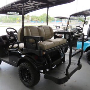 2024 e z go express s4 elite lithium | bright white lifted ptv | zero maintenance power!