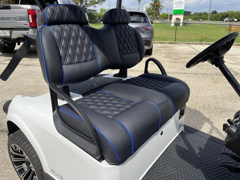 2024 e z go freedom rxv elite lithium | bright white | zero maintenance 2 passenger sale!