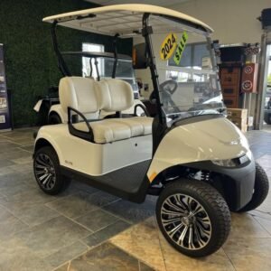 2024 e z go freedom rxv elite lithium | bright white | 4 passenger zero maintenance sale!
