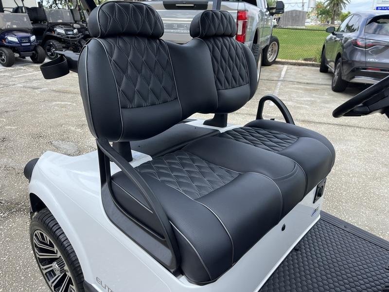 2024 e z go freedom rxv elite lithium | bright white | zero maintenance 2 passenger sale!