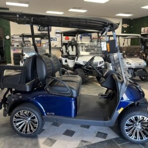 2024 e z go freedom rxv elite lithium | patriot blue | extended range & zero maintenance sale!