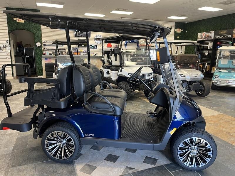 2024 e z go freedom rxv elite lithium | patriot blue | extended range & zero maintenance sale!