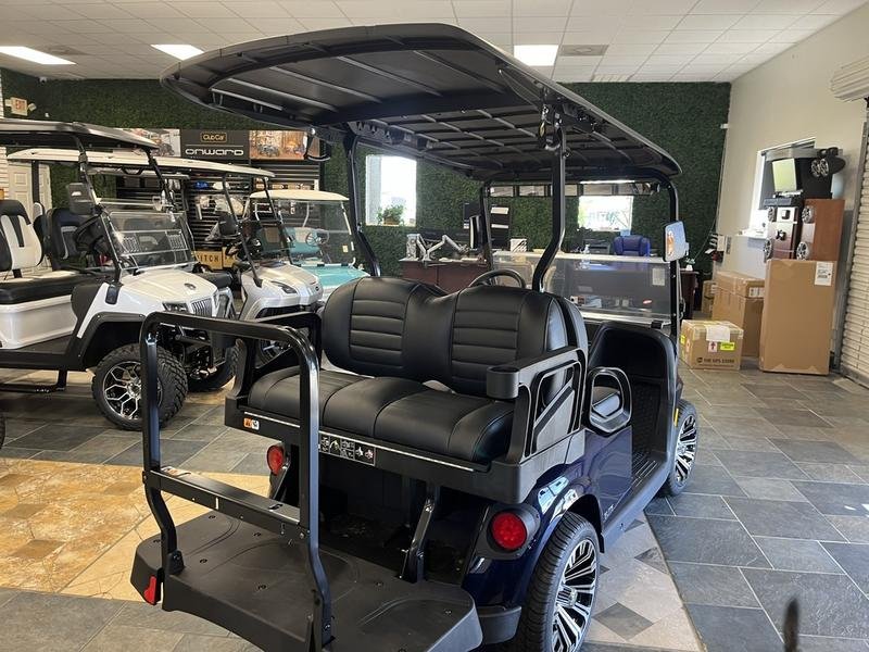 2024 e z go freedom rxv elite lithium | patriot blue | extended range & zero maintenance sale!