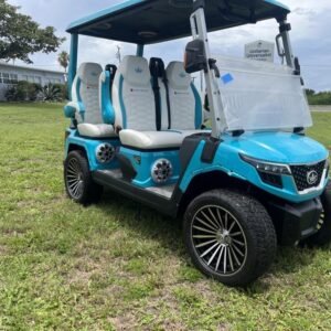 2025 evolution d max gt4 sky blue | 4 seater with 24 speaker sound