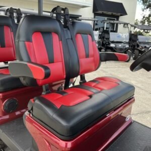 2025 evolution d5 maverick 4 flamenco red | forward facing 4 seater cart