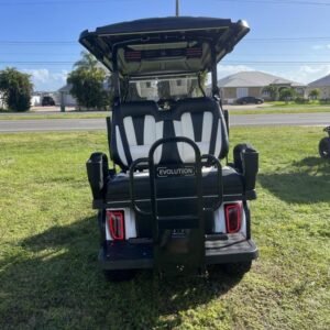 2025 evolution d5 ranger 2+2 pearl white | 4 seater luxury golf cart