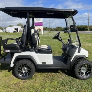 2025 evolution d5 ranger 2+2 pearl white | 4 seater luxury golf cart