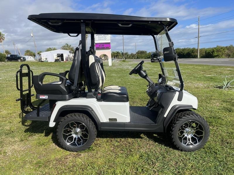 2025 evolution d5 ranger 2+2 pearl white | 4 seater luxury golf cart 2025 evolution d5 ranger 2+2 pearl white | 4 seater luxury golf cart