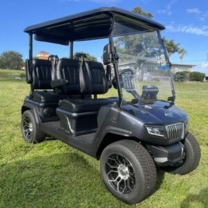 2025 evolution d5 ranger 4 arctic gray | forward facing 4 seater cart