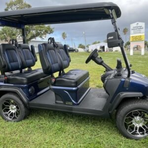 2025 evolution d5 ranger 4 mediterranean blue | forward facing cart