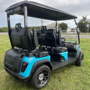 2025 evolution d5 ranger 4 portimao blue | forward facing 4 seater cart