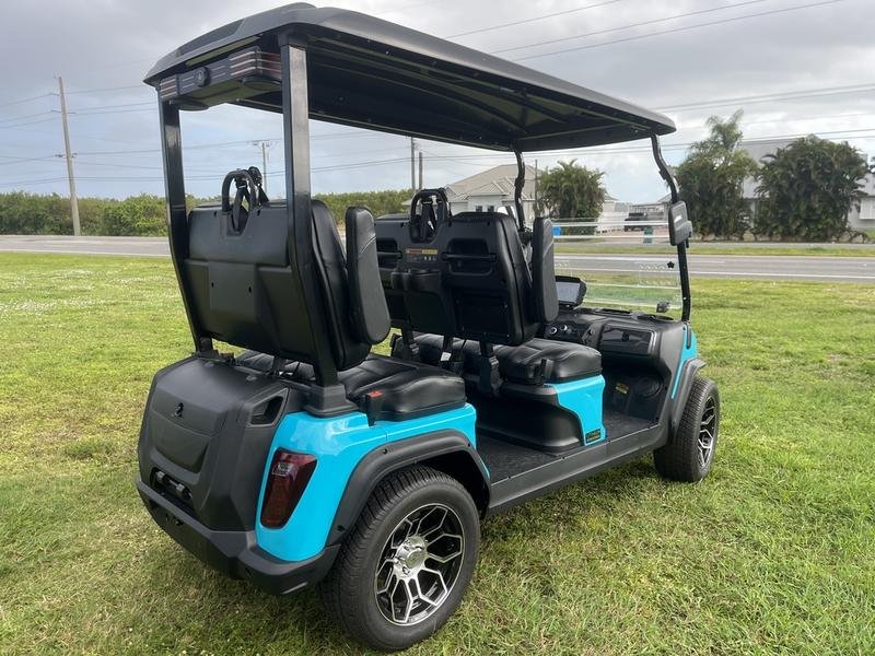 2025 evolution d5 ranger 4 portimao blue | forward facing 4 seater cart