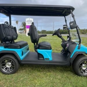 2025 evolution d5 ranger 4 portimao blue | forward facing 4 seater cart