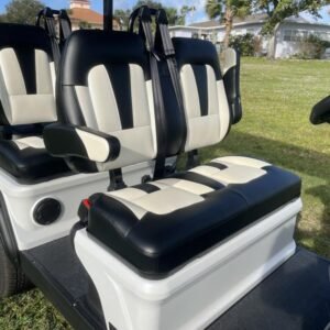2025 evolution d5 ranger 4 pearl white | forward facing 4 seater cart