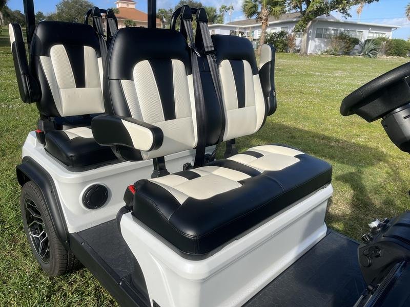 2025 evolution d5 ranger 4 pearl white | forward facing 4 seater cart