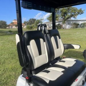 2025 evolution d5 ranger 4 pearl white | forward facing 4 seater cart