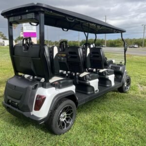 2025 evolution d5 ranger 6 pearl white | 6 seater luxury golf cart