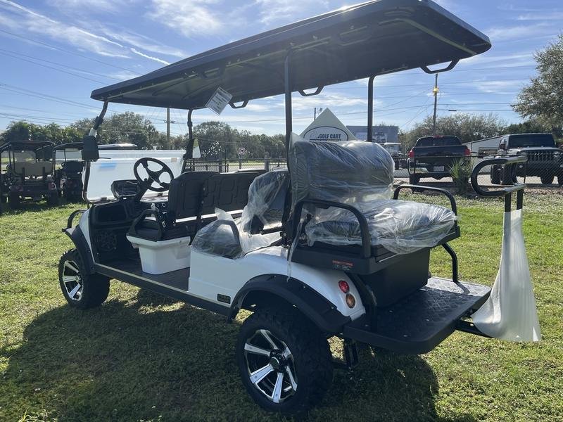 2025 evolution forester 6 plus pearl white | 6 seater lifted golf cart 2025 evolution forester 6 plus pearl white | 6 seater lifted golf cart