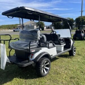 2025 evolution forester 6 plus pearl white | 6 seater lifted golf cart