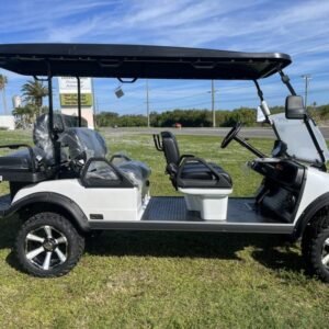 2025 evolution forester 6 plus pearl white | 6 seater lifted golf cart
