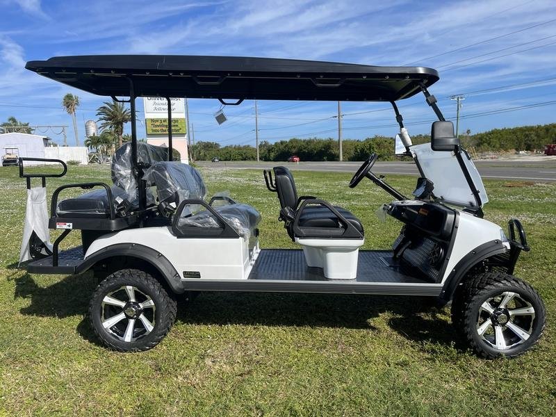 2025 evolution forester 6 plus pearl white | 6 seater lifted golf cart 2025 evolution forester 6 plus pearl white | 6 seater lifted golf cart