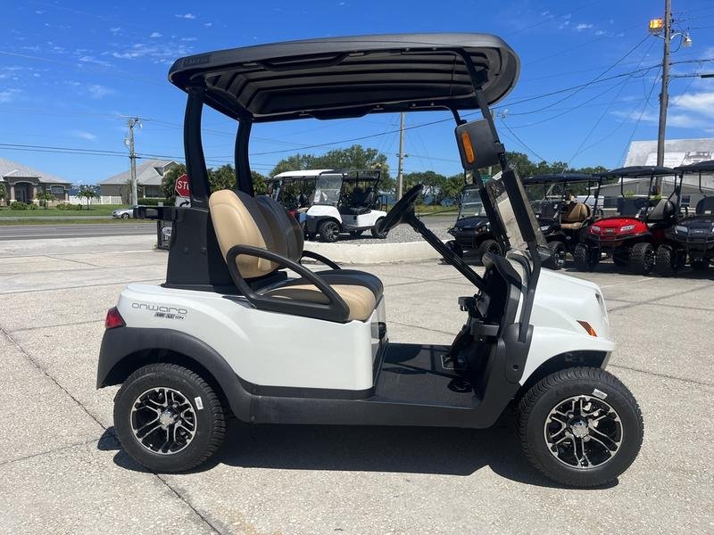 2025 club car onward 2 passenger hp lithium golf cart | glacier white | unbeatable price!
