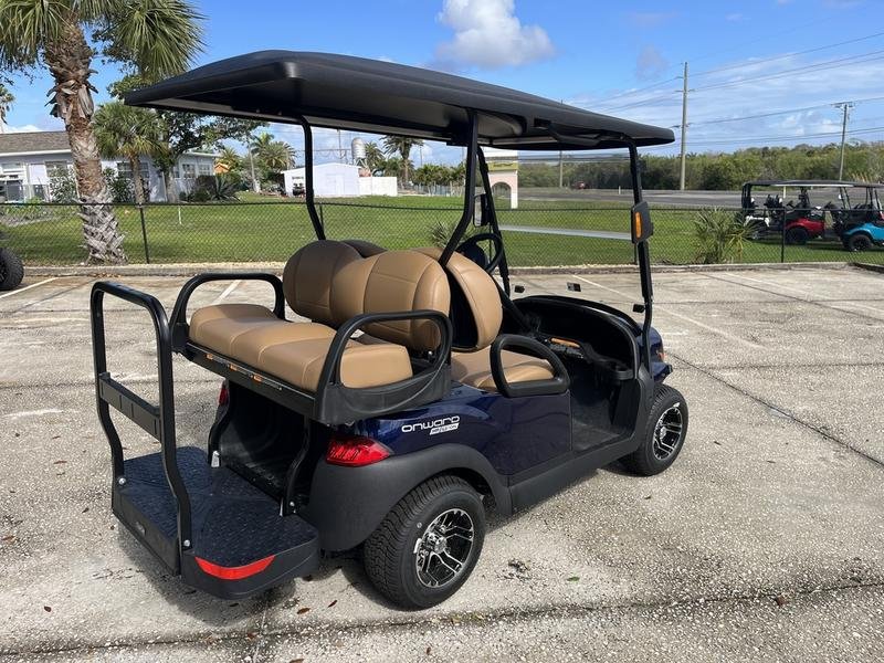 2025 club car onward 4 passenger hp lithium ptv | metallic onyx blue | sale price!