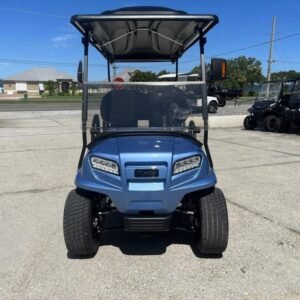 2025 club car onward 6 passenger gas ptv | metallic ice blue | unlimited family range!