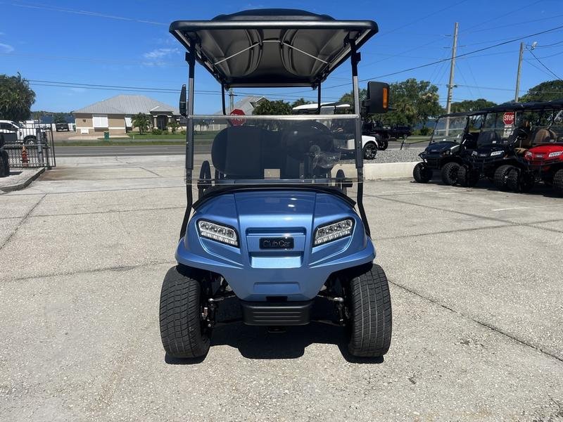 2025 club car onward 6 passenger gas ptv | metallic ice blue | unlimited family range!