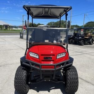 2025 club car onward lifted 4 passenger gas ptv | rally red | all terrain freedom sale!