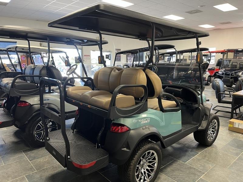 2025 club car onward lifted 4 passenger hp lithium | seafoam green | zero maintenance sale!