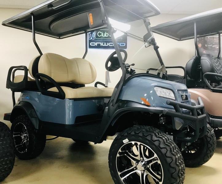 electric freedom, elevated style: the 2025 club car onward lifted 4 passenger xr lithium
