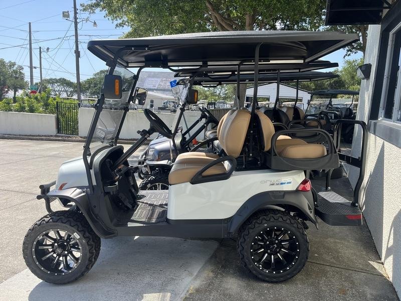 2025 club car onward lifted 4 passenger xr lithium | glacier white | extended range electric sale!
