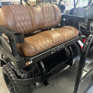 2025 e z go express 4 elite lithium | lifted ptv in black | zero maintenance power sale!
