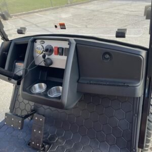 2025 e z go express 6 elite lithium | inferno red | zero maintenance 6 passenger shuttle!