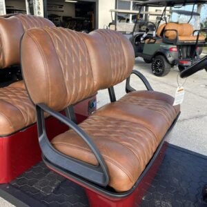 2025 e z go express 6 elite lithium | inferno red | zero maintenance 6 passenger shuttle!