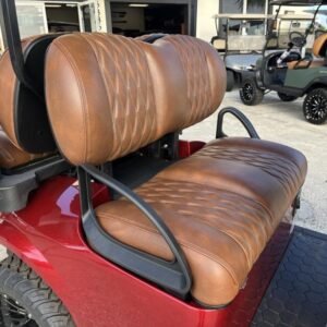 2025 e z go express 6 elite lithium | inferno red | zero maintenance 6 passenger shuttle!