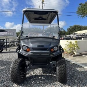 2025 e z go express 6 gas ptv | inferno red | unlimited range 6 passenger shuttle!