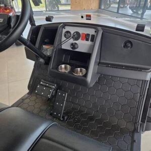 2025 e z go express 6 gas lifted ptv | slate finish | unlimited range 6 passenger!