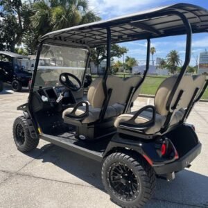 2025 e z go liberty elite lithium 4.2 | black | 4 forward facing seats | sale price!