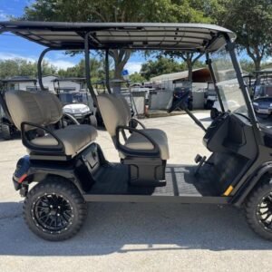 2025 e z go liberty elite lithium 4.2 | black | 4 forward facing seats | sale price!
