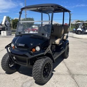2025 e z go liberty elite lithium 4.2 | black | 4 forward facing seats | sale price!