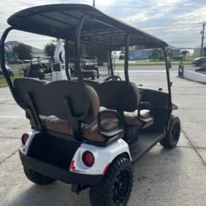 2025 e z go liberty elite lithium ptv | bright white | 4 forward facing seats | sale price!