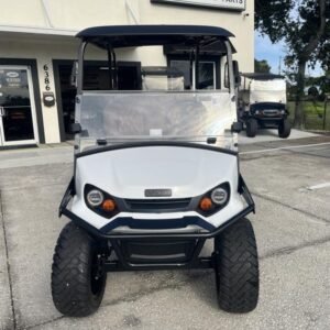 2025 e z go liberty elite lithium ptv | bright white | 4 forward facing seats | sale price!